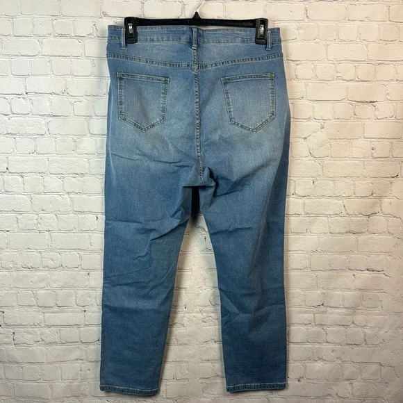 BloomChic Light Wash Stretchy High Rise Skinny Ankle Jeans Plus Size 16 - Picture 5 of 5